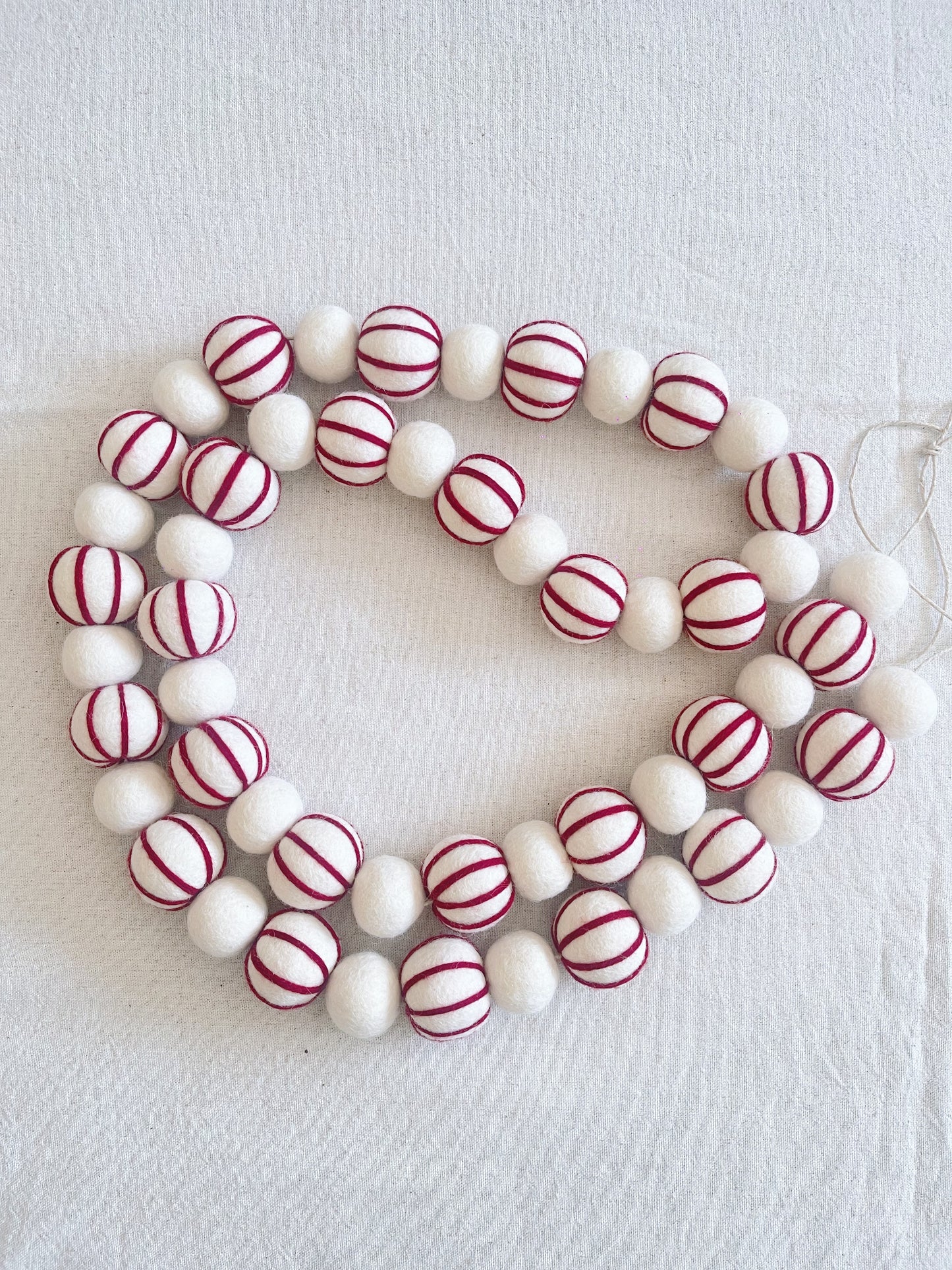 Christmas Peppermint Garland