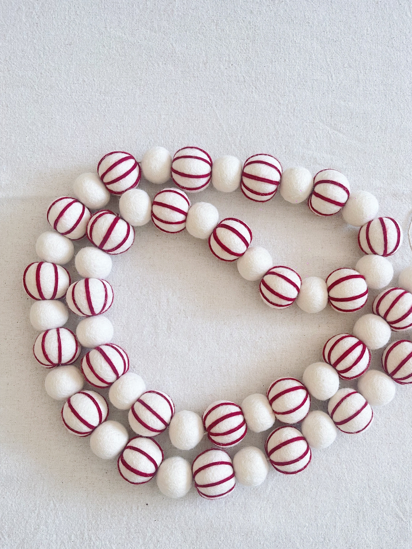 Christmas Peppermint Garland