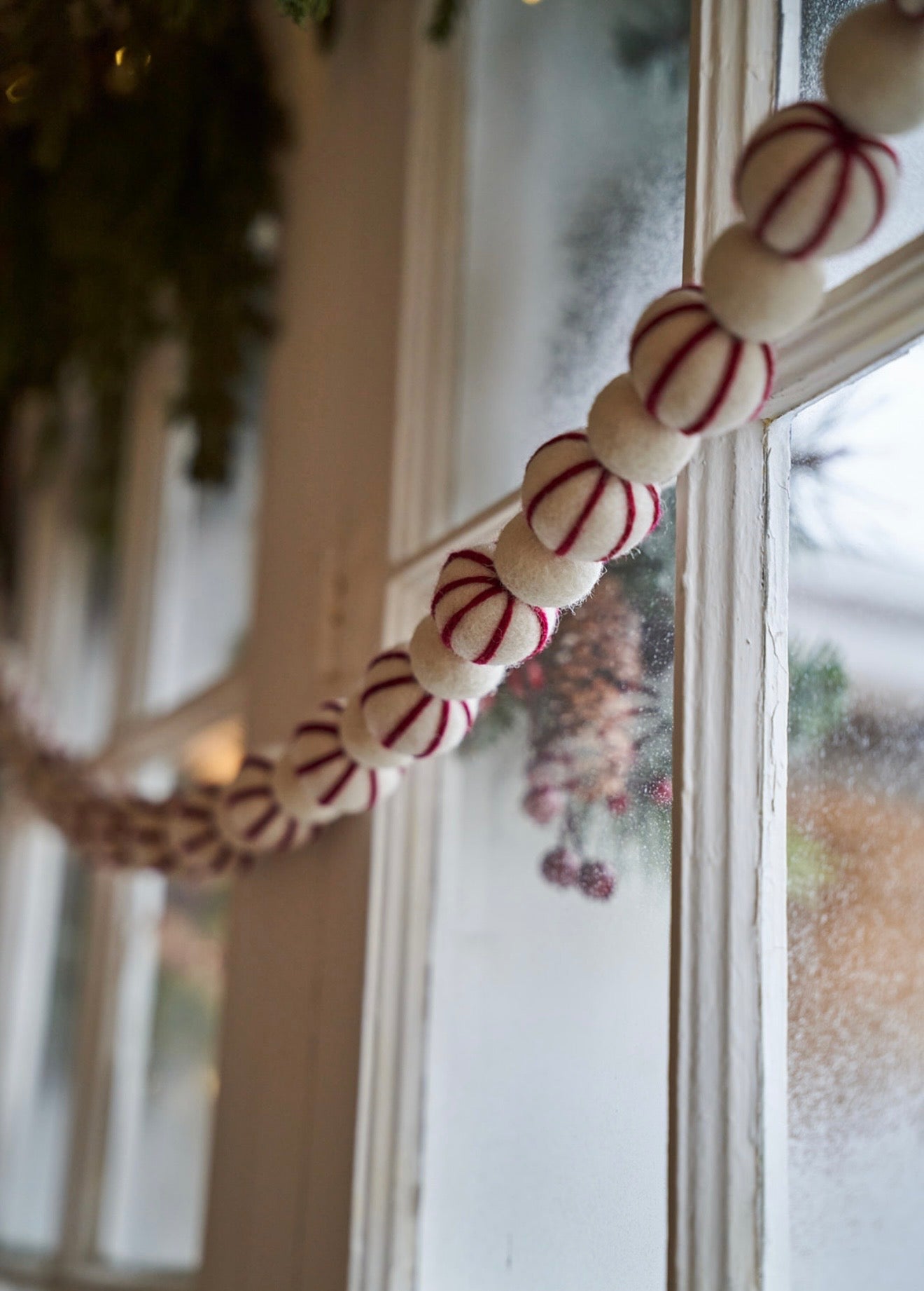 Christmas Peppermint Garland