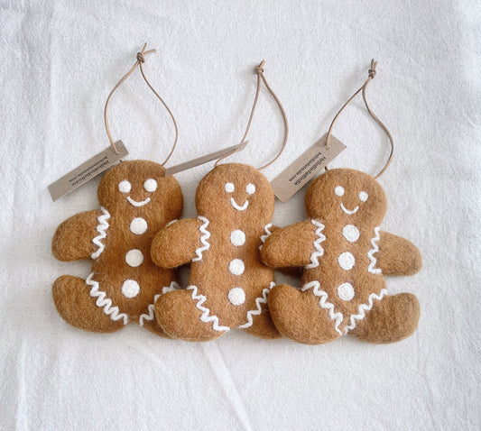 Gingerbread man ornaments