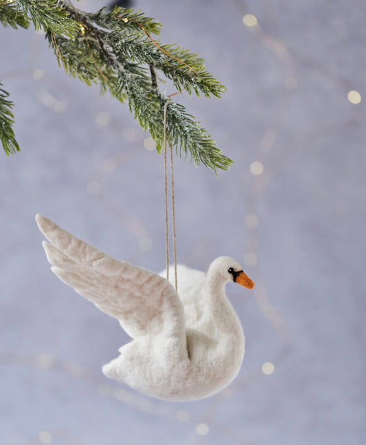 Swan ornament