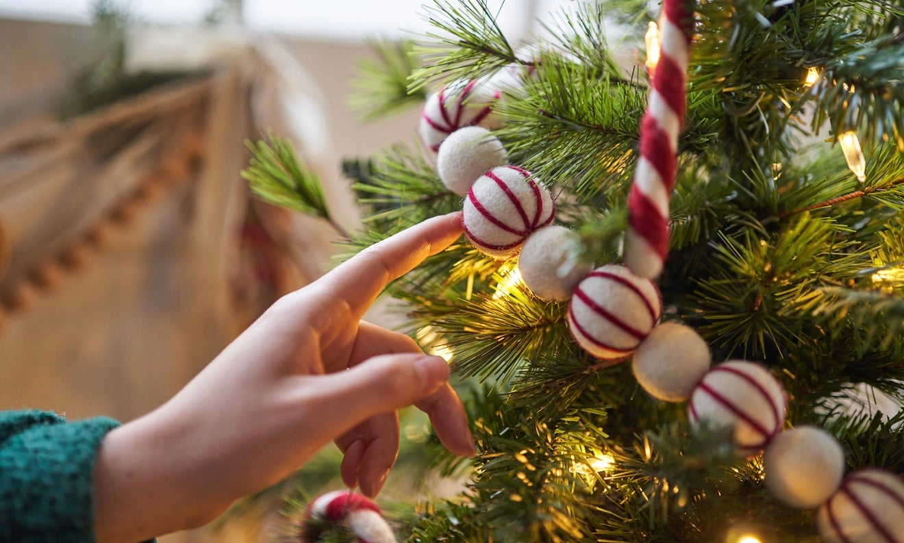 Christmas Peppermint Garland