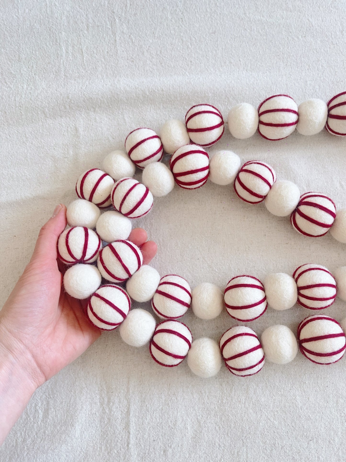 Christmas Peppermint Garland