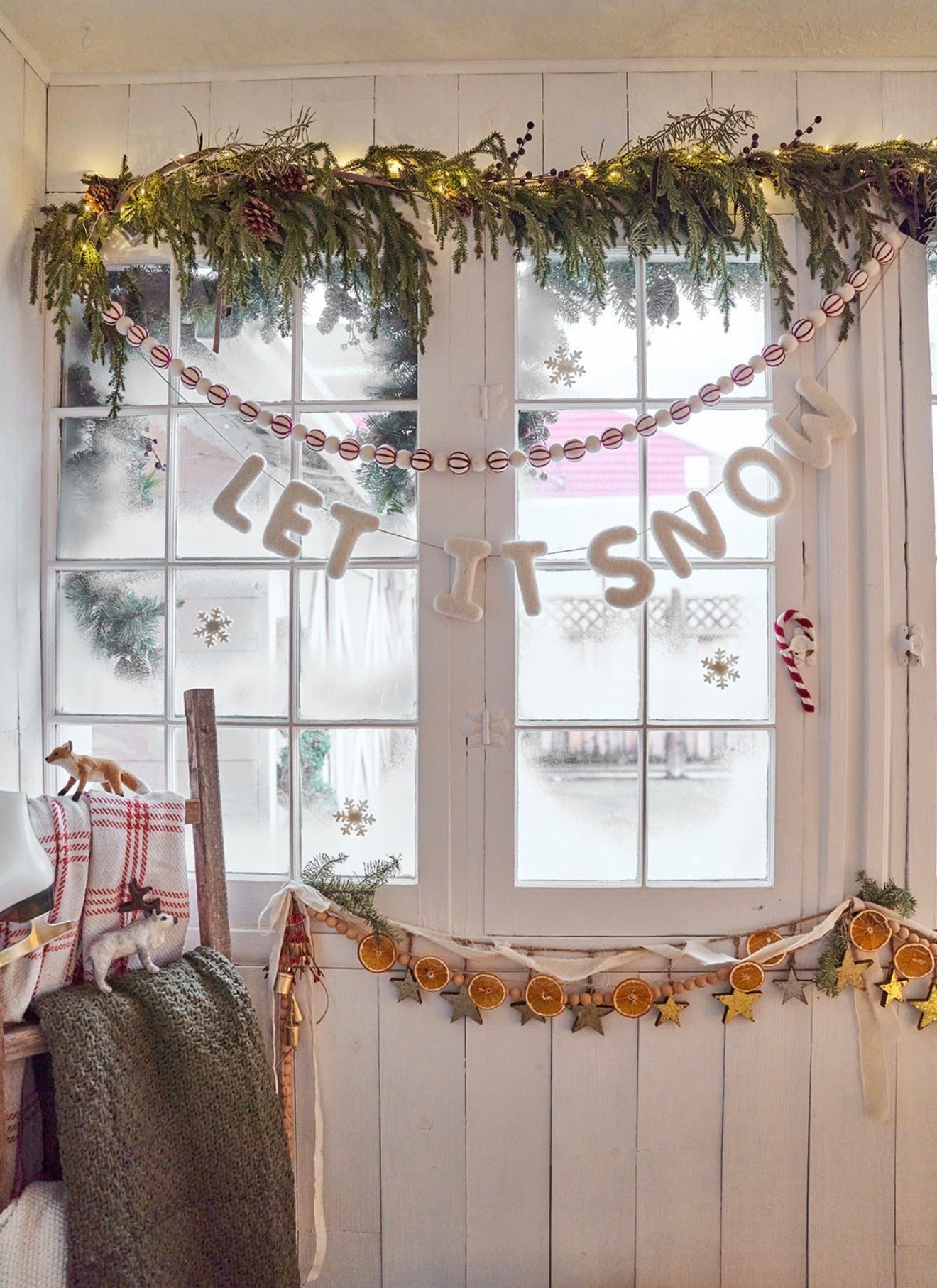 Christmas Peppermint Garland