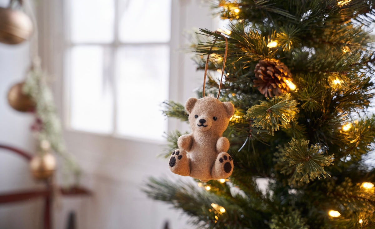 Handmade Teddy Bear Ornament