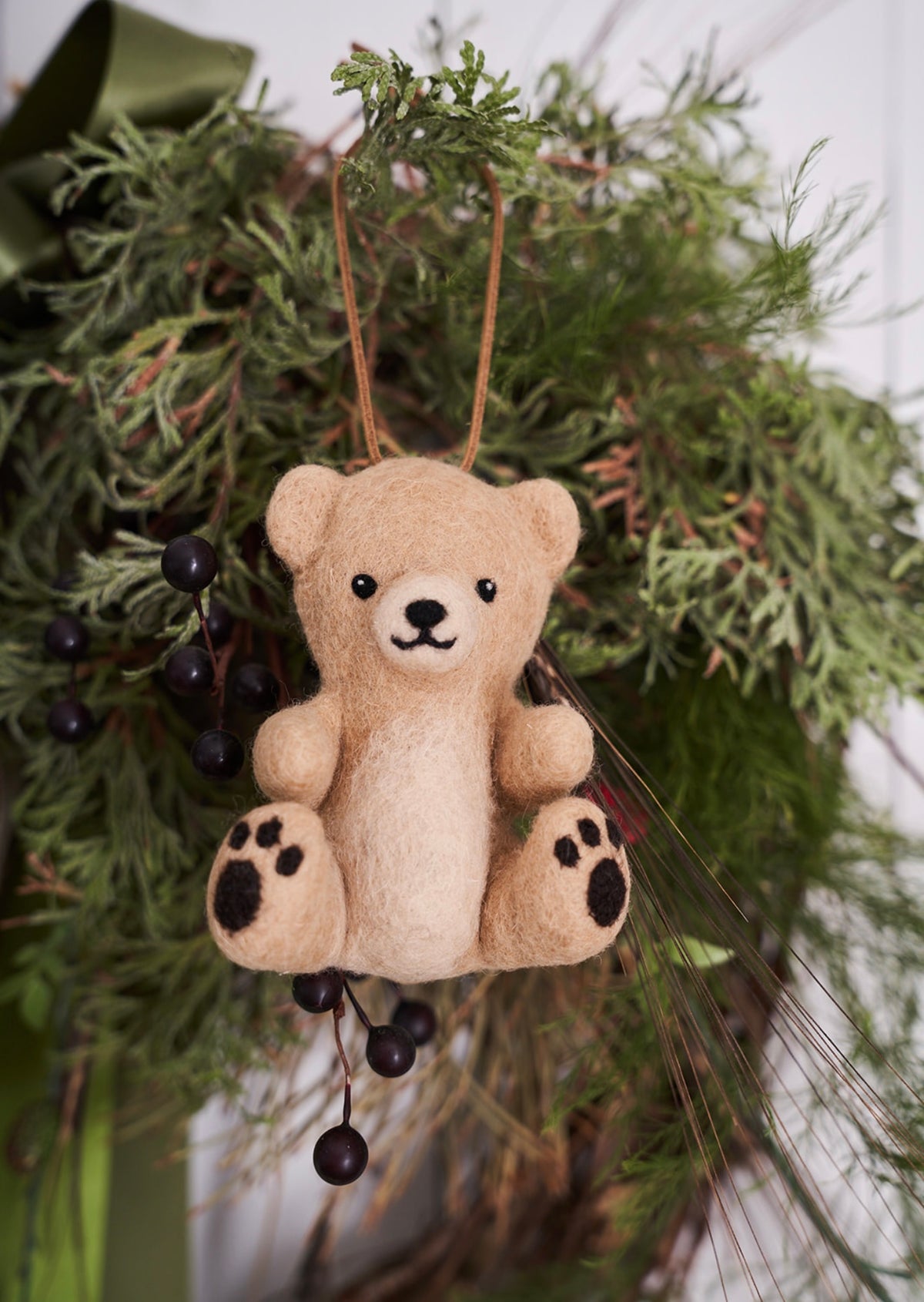Handmade Teddy Bear Ornament