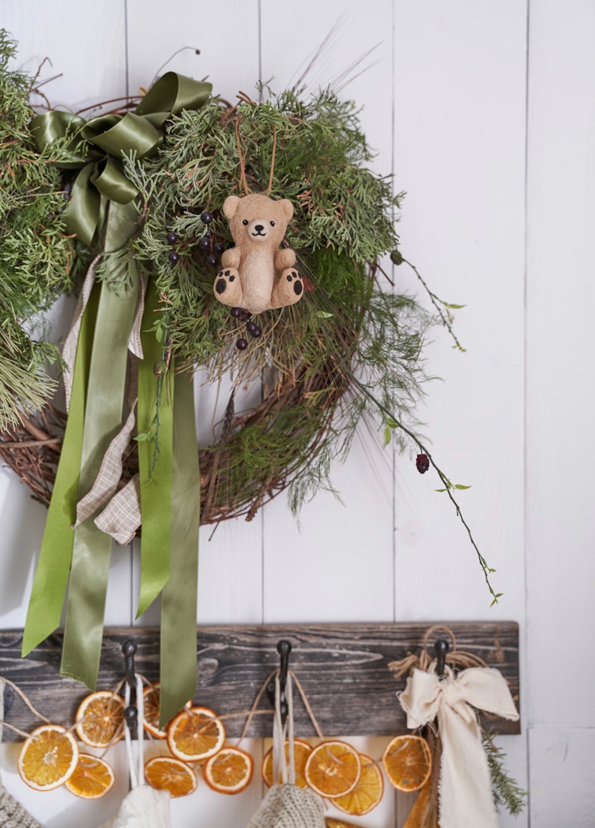 Handmade Teddy Bear Ornament
