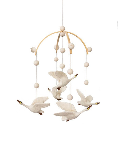 Flying Swans mobile